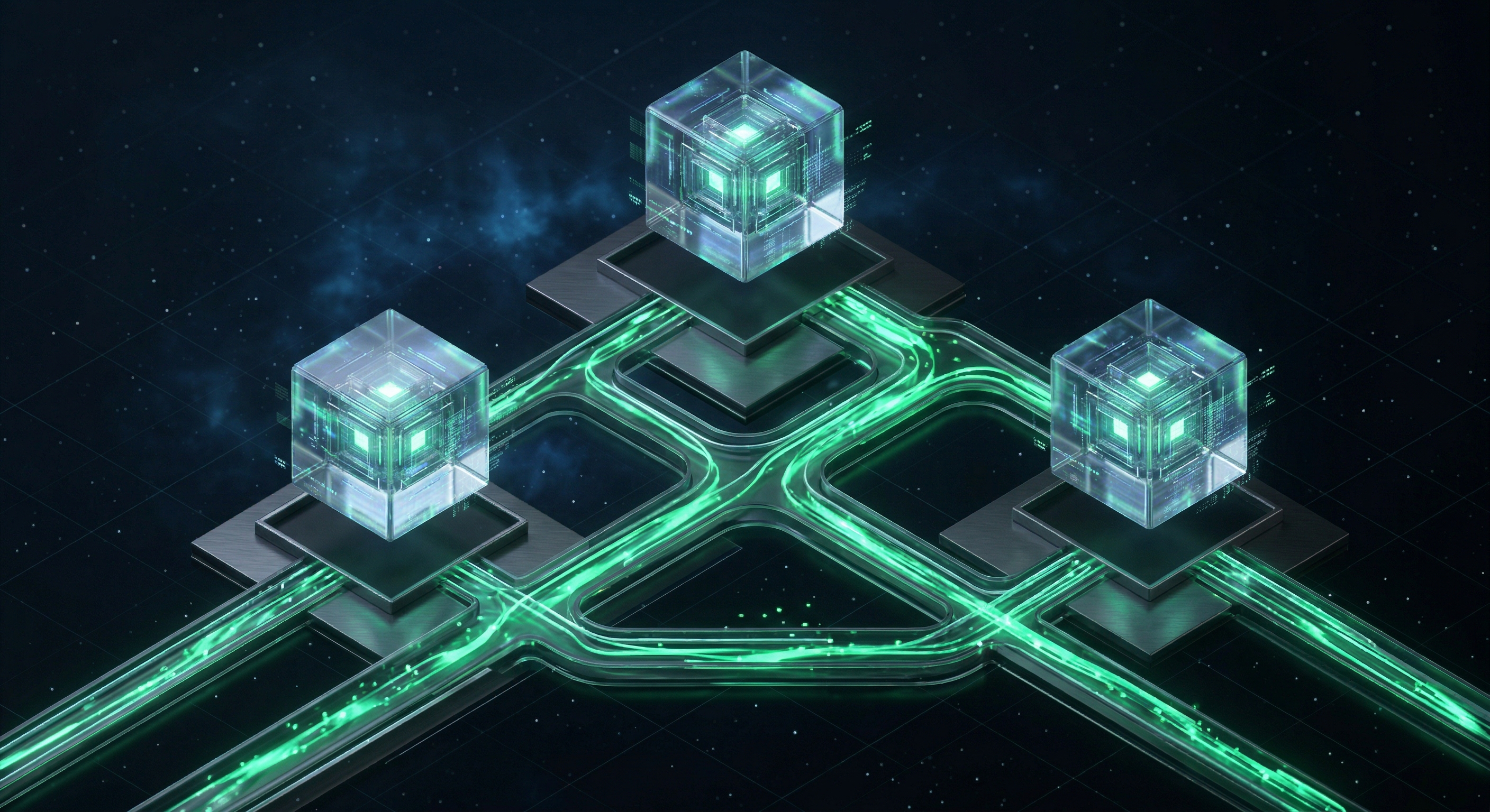 Infrastructure visualization — distributed exchange architecture